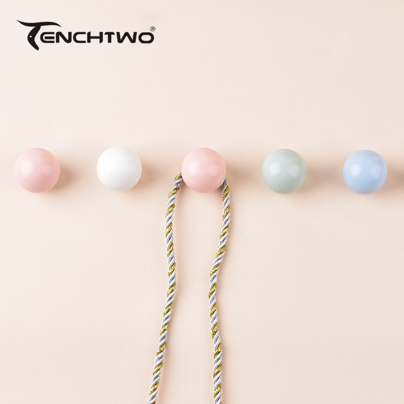 Round Ceramic Hook Clothes Han - đánh giá và giá Furniture Hardware Brackets