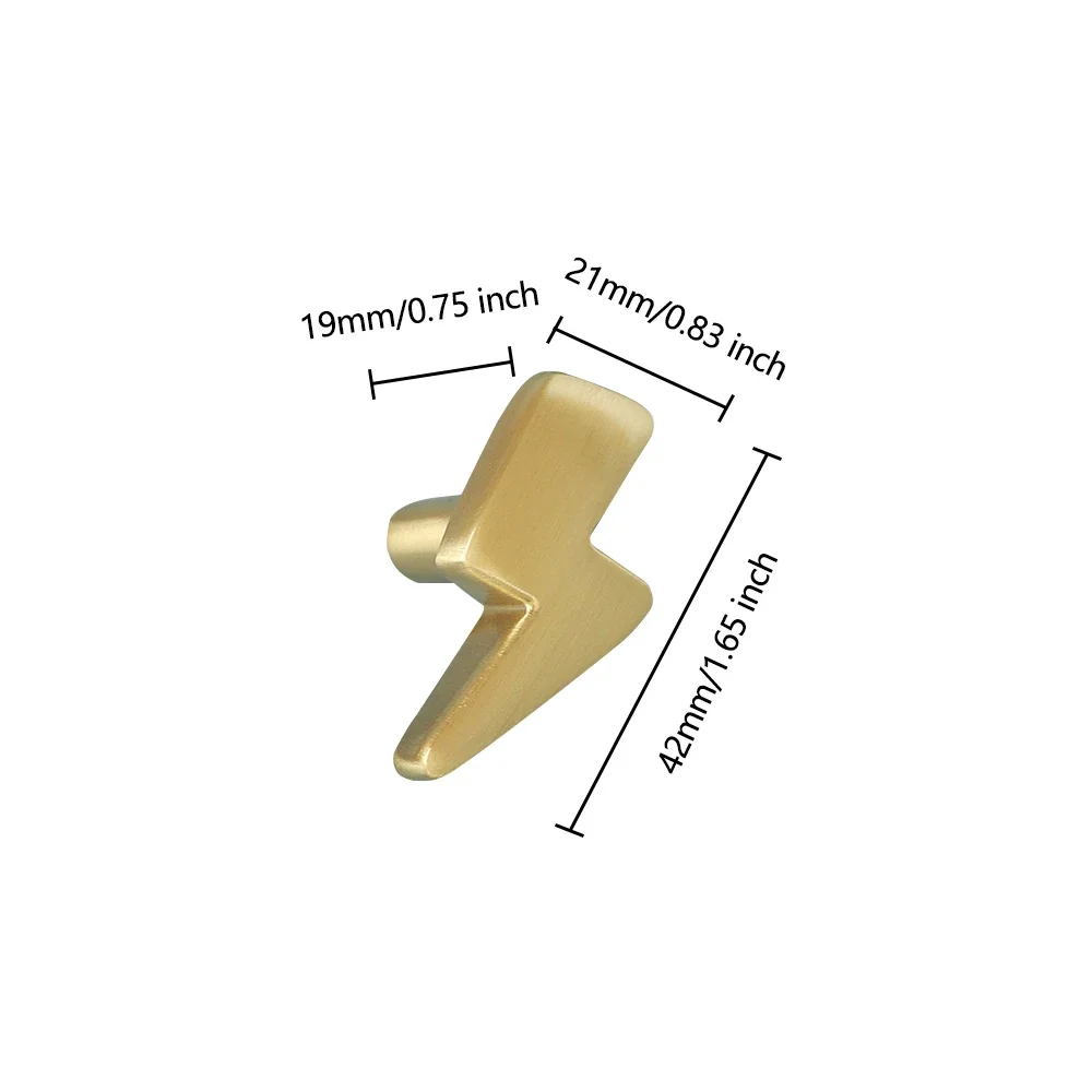 Lightning Design Brass Cabinet - đánh giá và giá Unique Furniture Hardware Pulls