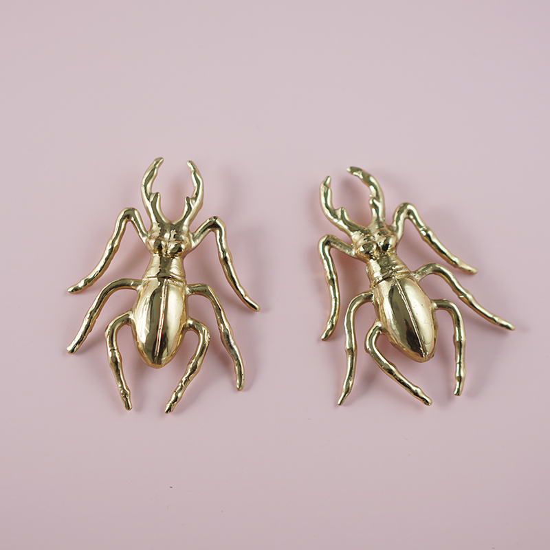 Brass Beetle Drawer Pulls Inse - đánh giá và giá Unique Furniture Hardware Pulls