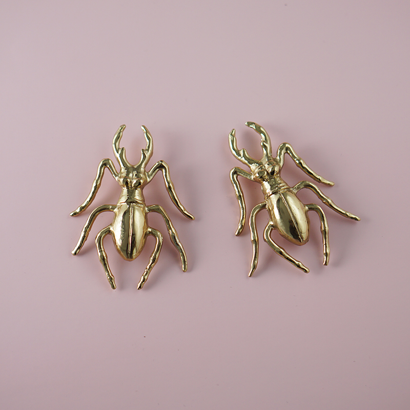 Brass Beetle Drawer Pulls Inse - đánh giá và giá Unique Furniture Hardware Pulls
