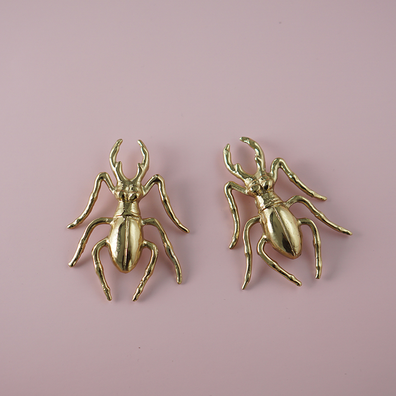 Brass Beetle Drawer Pulls Inse - đánh giá và giá Unique Furniture Hardware Pulls
