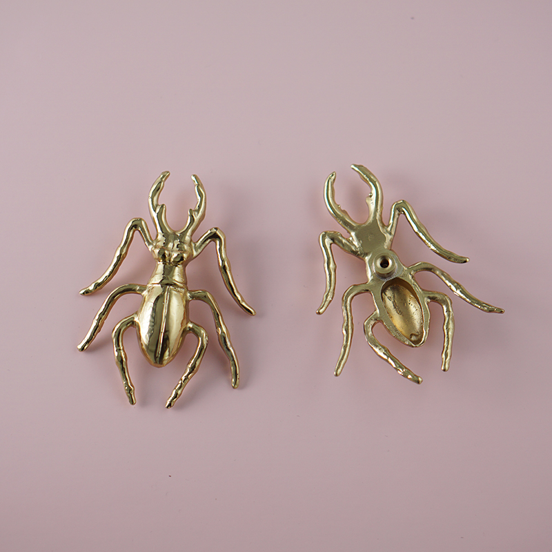 Brass Beetle Drawer Pulls Inse - đánh giá và giá Unique Furniture Hardware Pulls