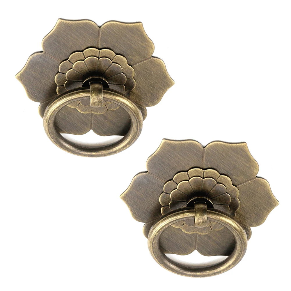 Floral Brass Cabinet Door Knob - đánh giá và giá Unique Furniture Hardware Pulls