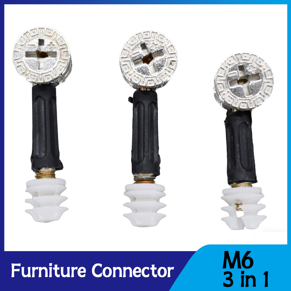 Furniture Hardware 3 in 1 Cam  - đánh giá và giá Furniture Hardware Cam Lock