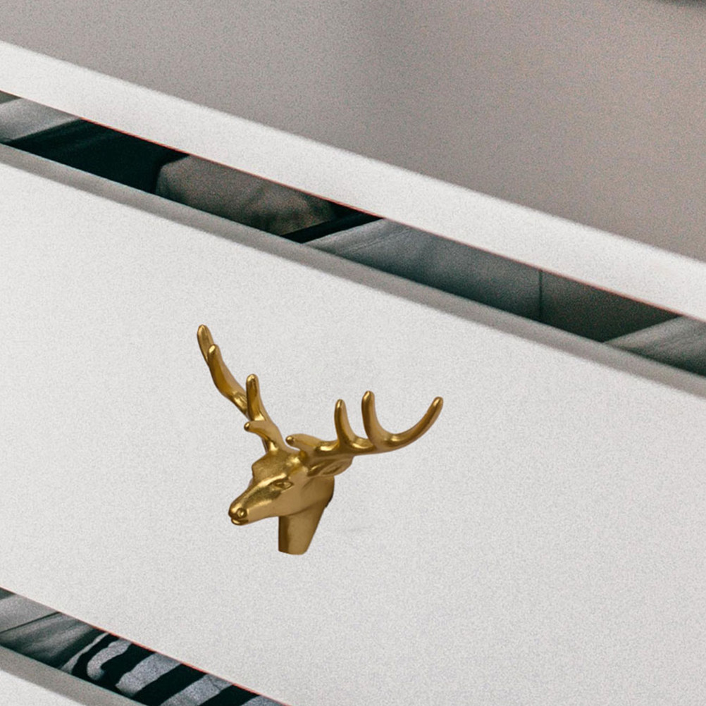 Brass Deer Pull Unique Cabinet - đánh giá và giá Unique Furniture Hardware Pulls