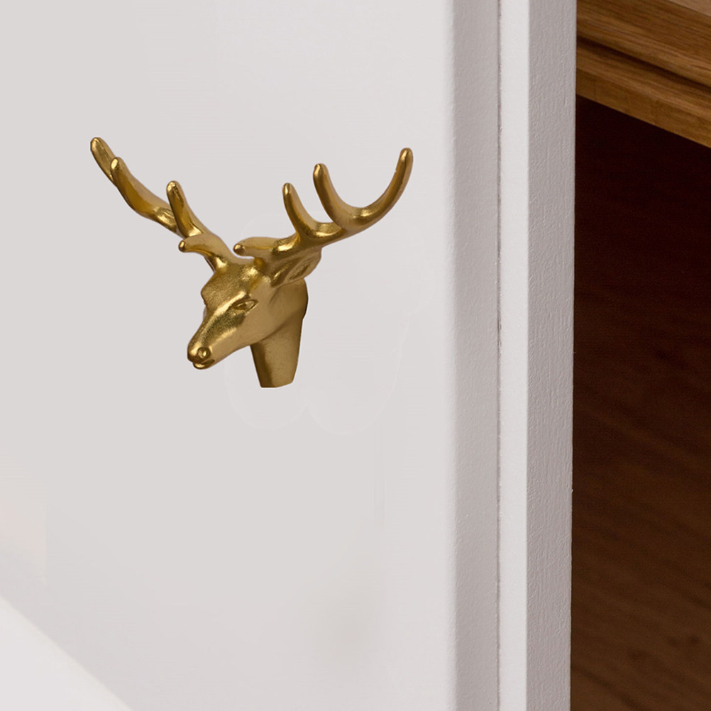 Brass Deer Pull Unique Cabinet - đánh giá và giá Unique Furniture Hardware Pulls