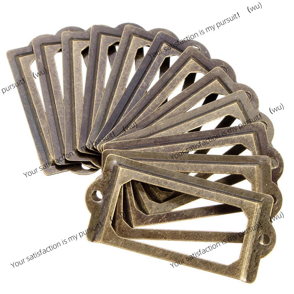 12Pcs antique brass metal labe - đánh giá và giá Furniture Hardware Business