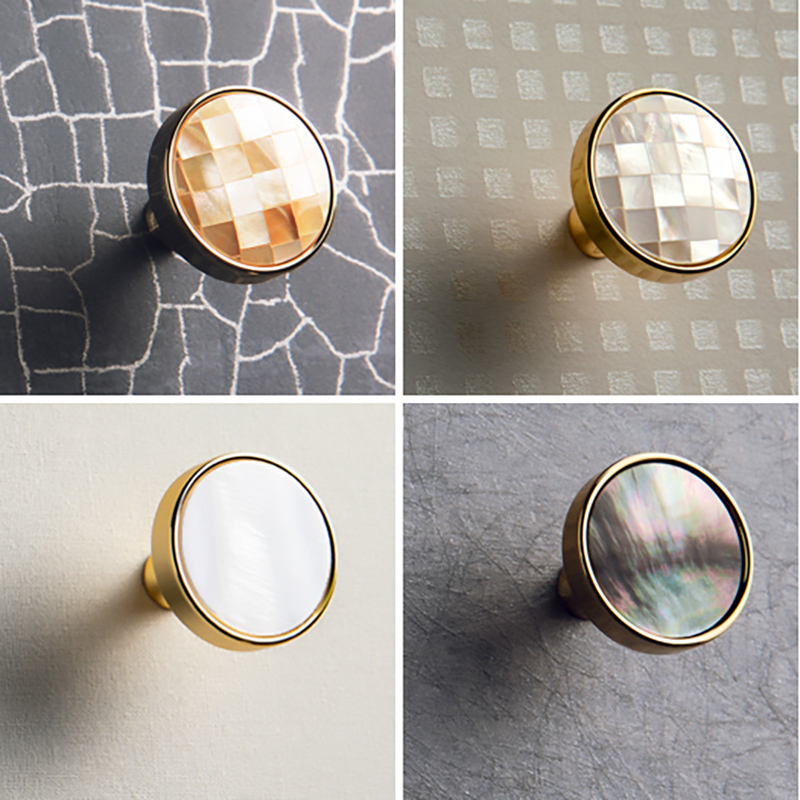 Unique Natural Shell Knob Draw - đánh giá và giá Unique Furniture Hardware Pulls