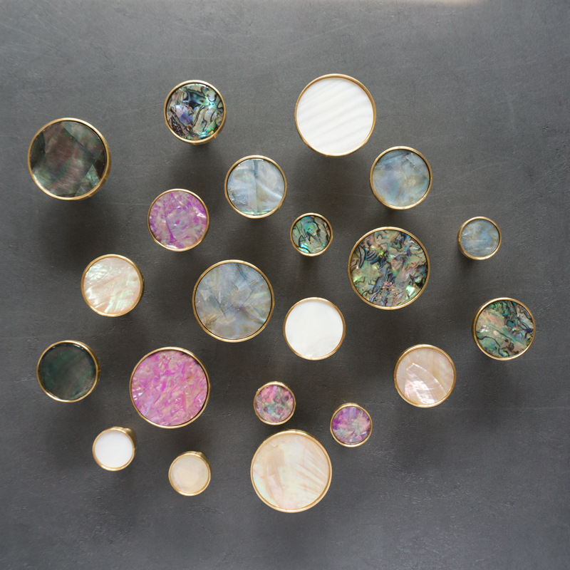 Unique Natural Shell Knob Draw - đánh giá và giá Unique Furniture Hardware Pulls
