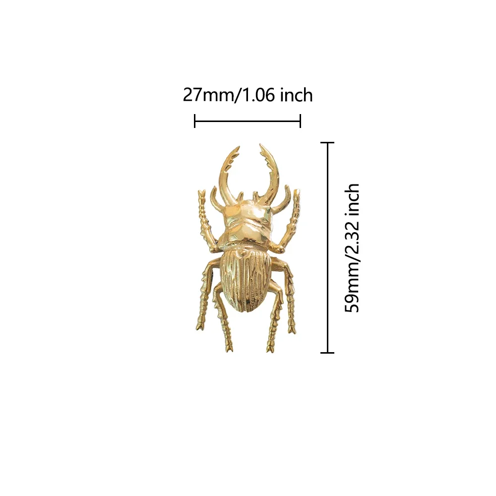 Brass Beetle Drawer Pulls Inse - đánh giá và giá Unique Furniture Hardware Pulls