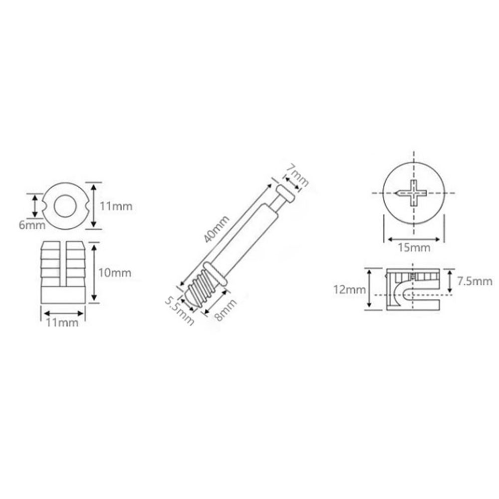 3 Trong 1 Dowel Jig Vít Đồ Kết - đánh giá và giá Furniture Hardware Cam Lock