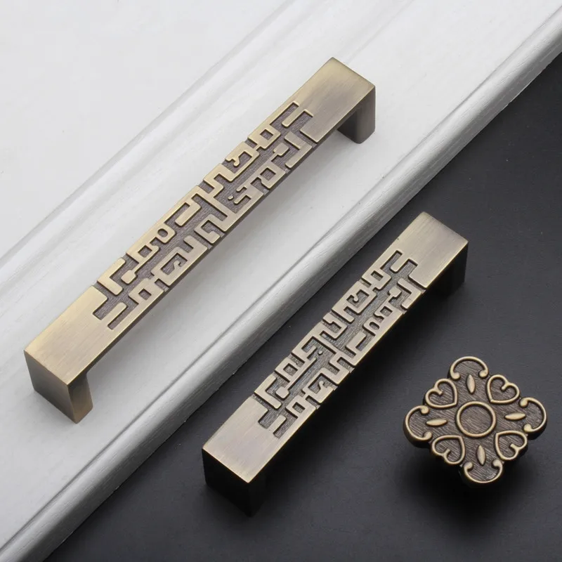 2 pcs Chinese Style Drawer Dra - đánh giá và giá Unique Furniture Hardware Pulls