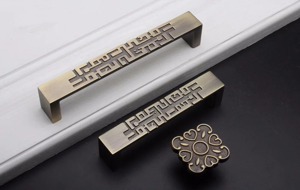 2 pcs Chinese Style Drawer Dra - đánh giá và giá Unique Furniture Hardware Pulls