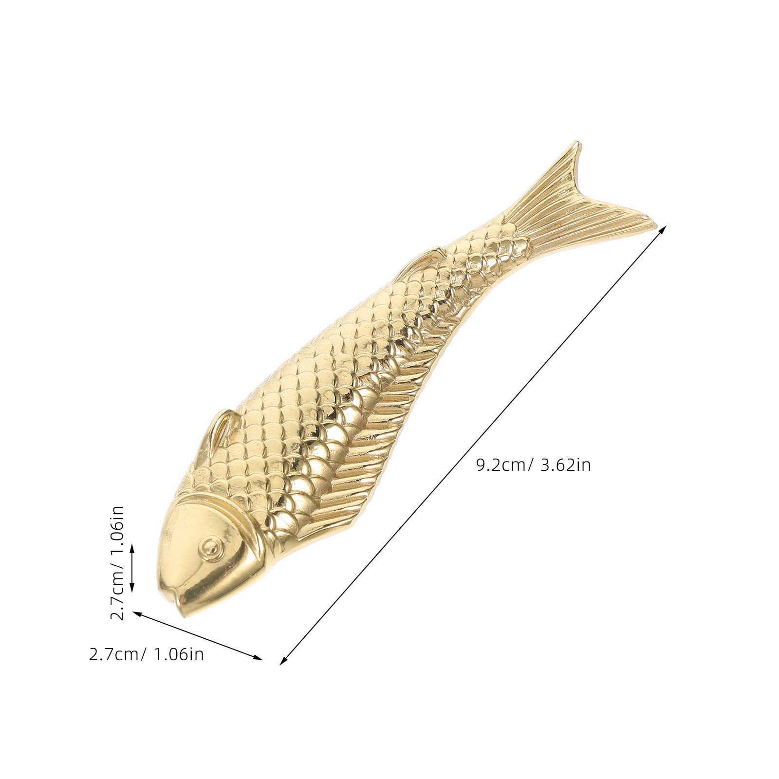 Decorative Brass Fish Pull Han - đánh giá và giá Unique Furniture Hardware Pulls