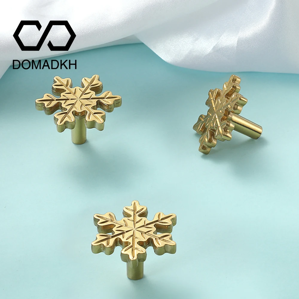 Snowflake Brass Cabinet Door K - đánh giá và giá Unique Furniture Hardware Pulls