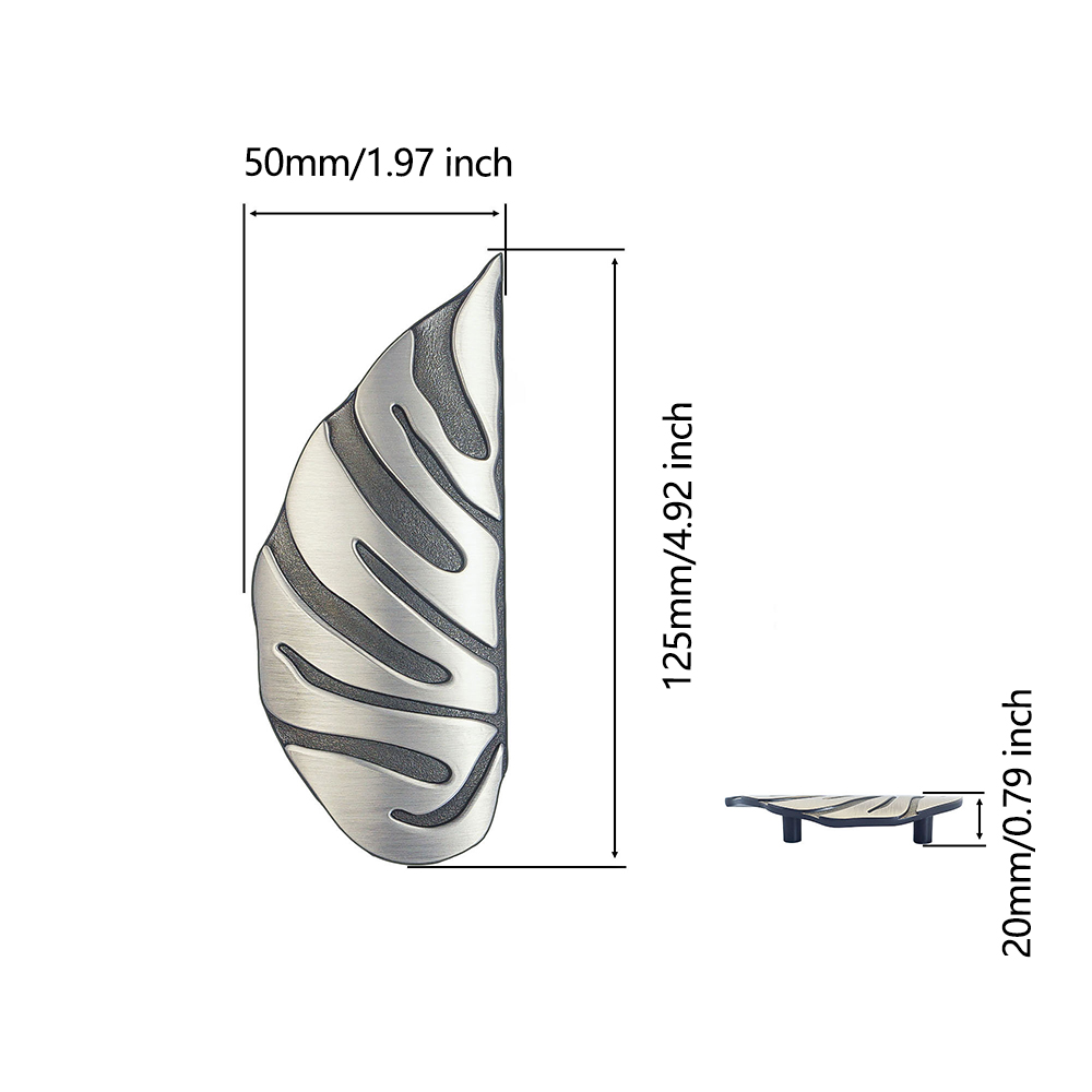 Zinc Alloy Monstera Leaf Cabin - đánh giá và giá Unique Furniture Hardware Pulls